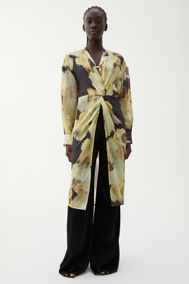 Rodebjer Cecilie long blurry flower blouse